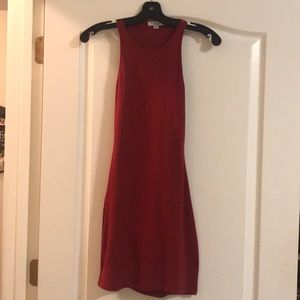 Maroon extra small A&F Body con dress